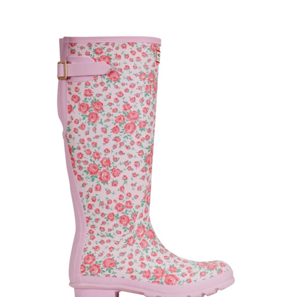 NWT LoveShackFancy Pink Floral Winter Boots